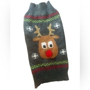 Wag & Bone Rudolph Dog Sweater - Christmas - Size Large